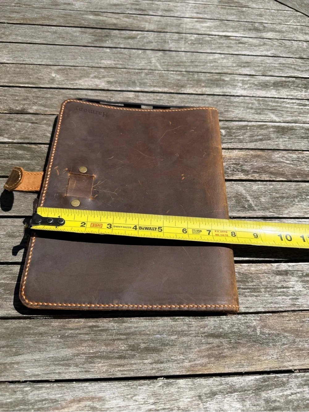 Brown Leather IPad Tablet Folio